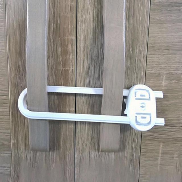 Child-proof Refrigerator Lock Adjustable U-shaped Child Safety